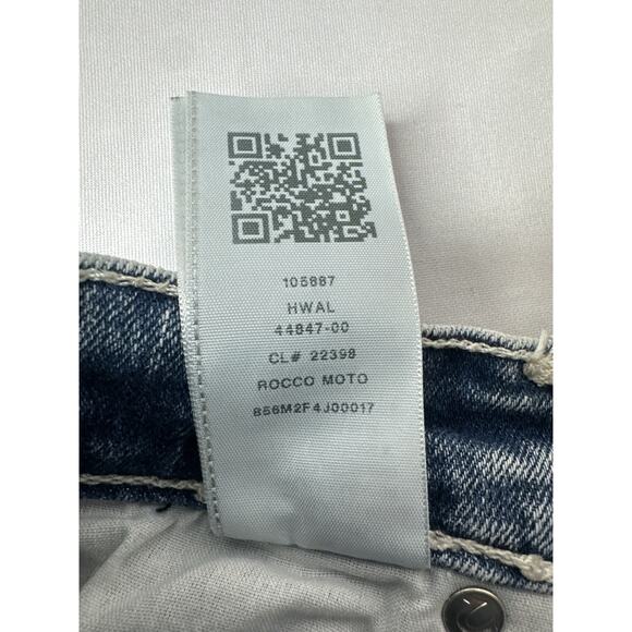 True Religion Jeans Mens 28x33 Blue Rocco Relaxed Skinny Acid Wash white tag - Picture 8 of 8